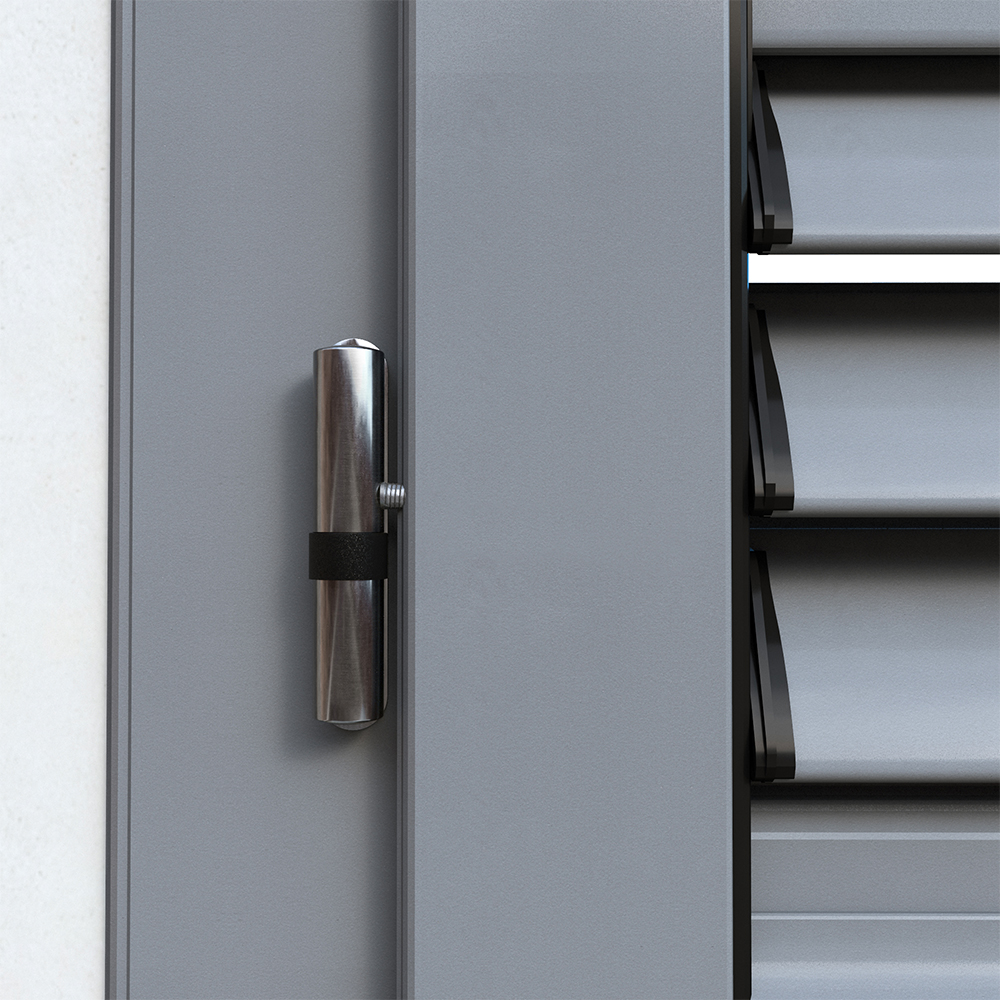 Cerniera Anuba su telaio - Inox