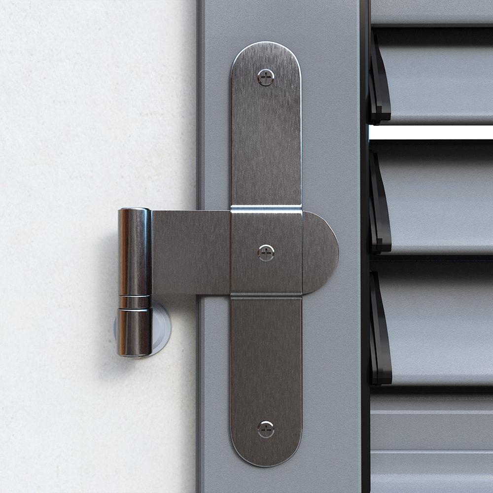 Cerniera Rustico a muro - Inox