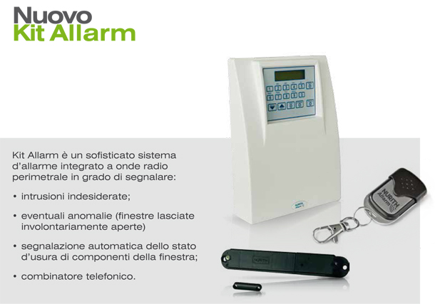CRESCONO I FURTI IN ABITAZIONI - Finestre Nurith Kit Allarm