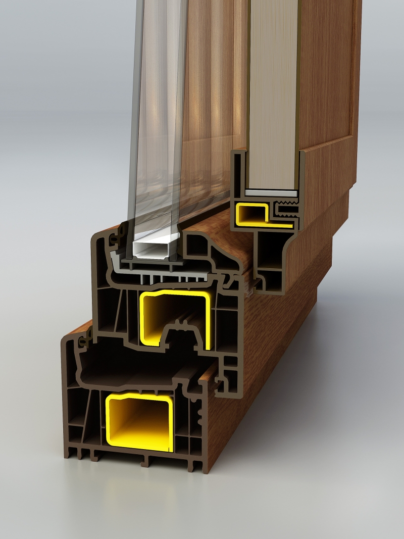 Optional finestra: Scuretti - Sezione Verticale