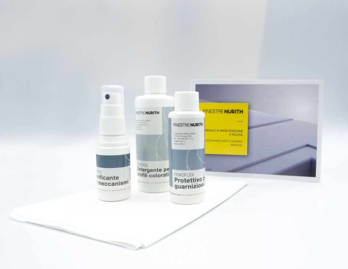 WELCOME PACK - prodotti di pulizia e manutenzione